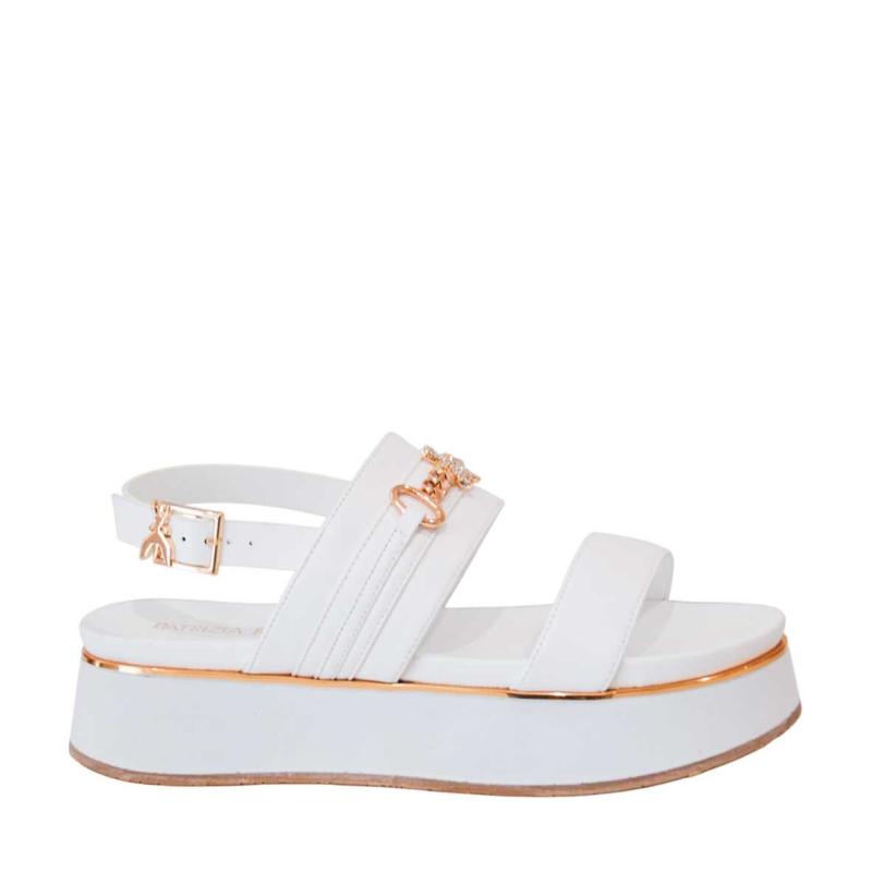 Sandali PPJ335 e PPJ332 Vitello palis Bianco latte 