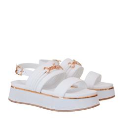 Sandali PPJ335 e PPJ332 Vitello palis Bianco latte 