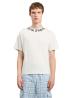 Palm Angels T-shirt NECK LOGO REGULAR TEE Bianco - Foto 2