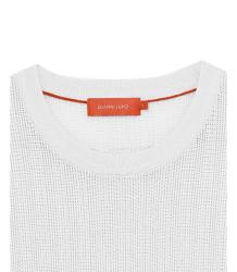GL35338 MAGLIA TRAFORATA Bianco