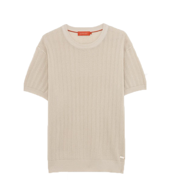Gianni Lupo T-shirt GL35338 MAGLIA TRAFORATA Beige