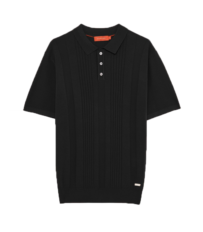 Gianni Lupo Polo GL35337 Polo in maglia Nero