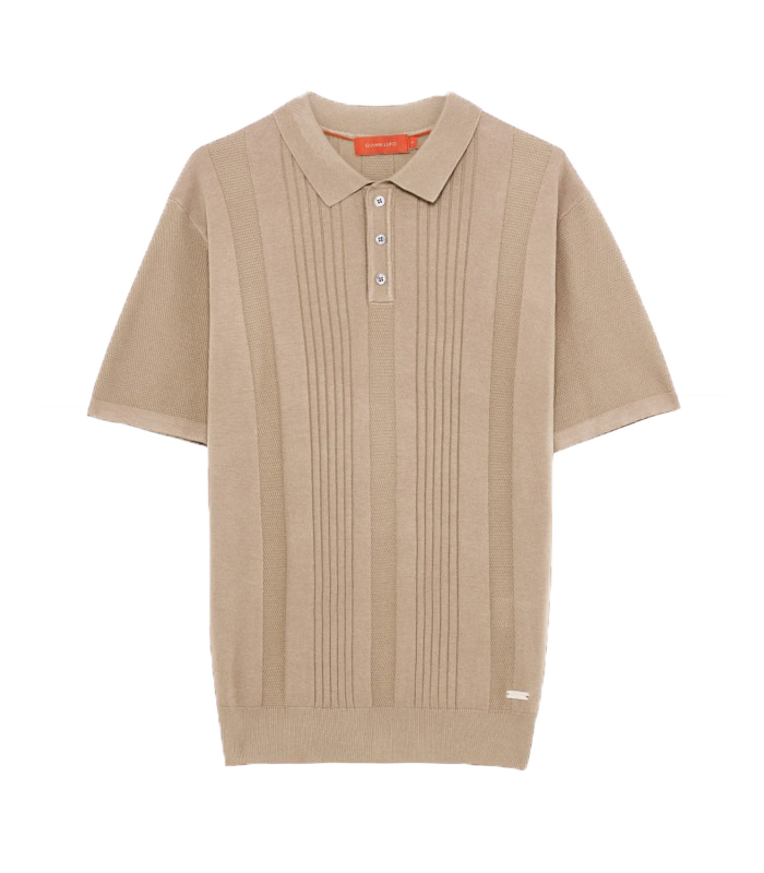 Gianni Lupo Polo GL35337 Polo in maglia Beige