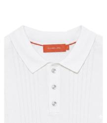 GL35337 Polo in maglia Bianco