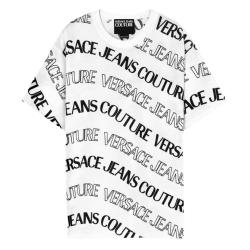 Versace T-shirt  R ALL OVER T-SHIRT JERS MONOGRAM Bianco