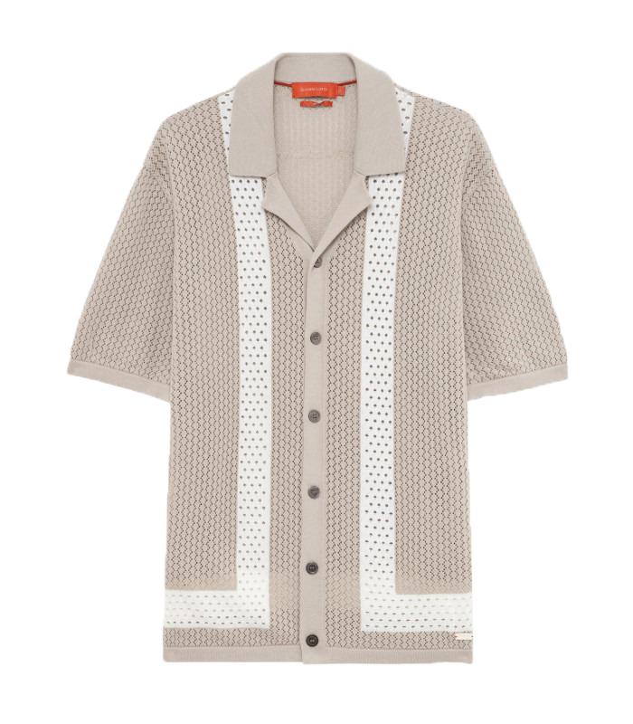 GL35324 in maglia traforata Beige