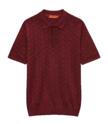 Gianni Lupo Polo GL35328 POLO MAGLIA TRAFORATA Rosso