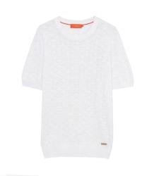 Gianni Lupo T-shirt GL35330 IN MAGLIA PATTERN RILIEVO Bianco