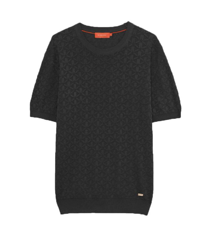 GL35330 IN MAGLIA PATTERN RILIEVO Nero