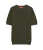 Gianni Lupo T-shirt GL35330 IN MAGLIA PATTERN RILIEVO Verde - Foto 1