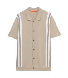 Gianni Lupo Camicia GL35332 IN MAGLIA MANICHE CORTE Beige
