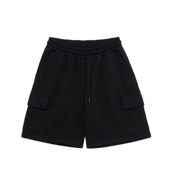 BERMUDA DI FELPA GL2177F Nero