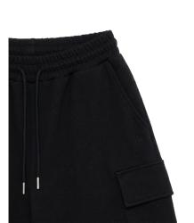 BERMUDA DI FELPA GL2177F Nero