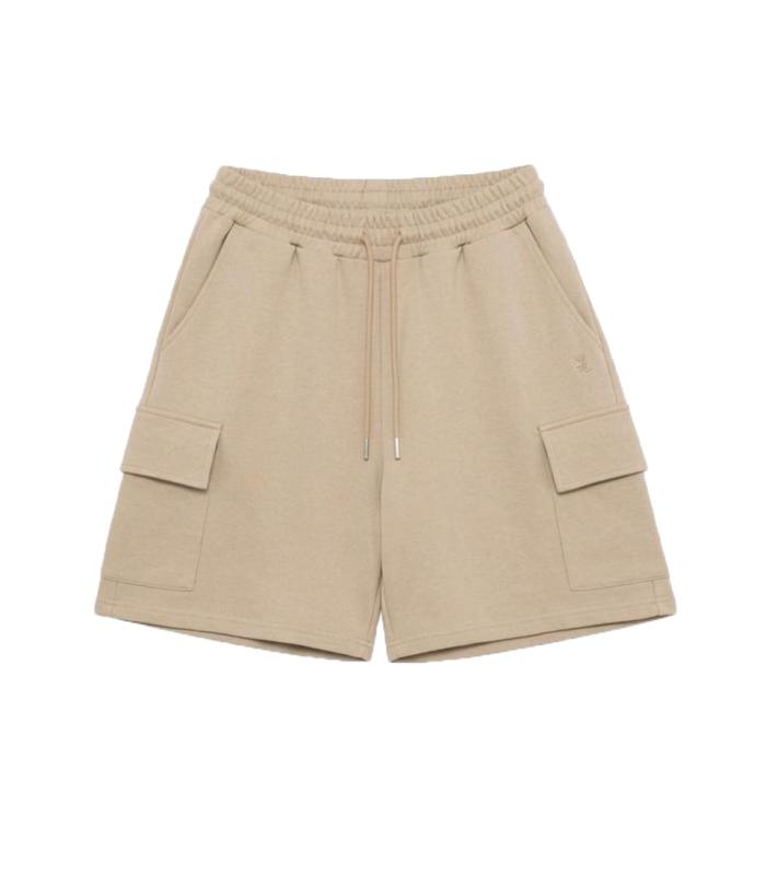 BERMUDA DI FELPA GL2177F Beige