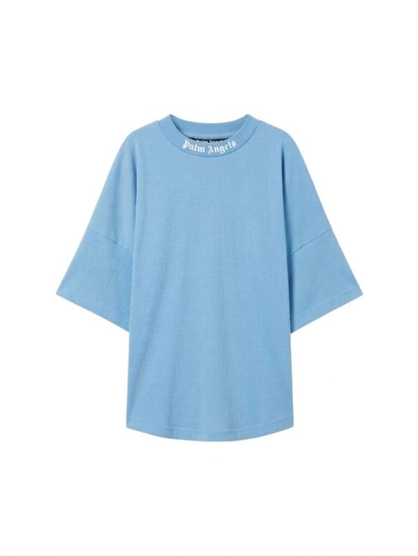 CLASSIC LOGO OVER TEE Azzurro