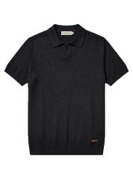 Gianni Lupo T-shirt GL35320 COLLETTO POLO PIQUET Nero
