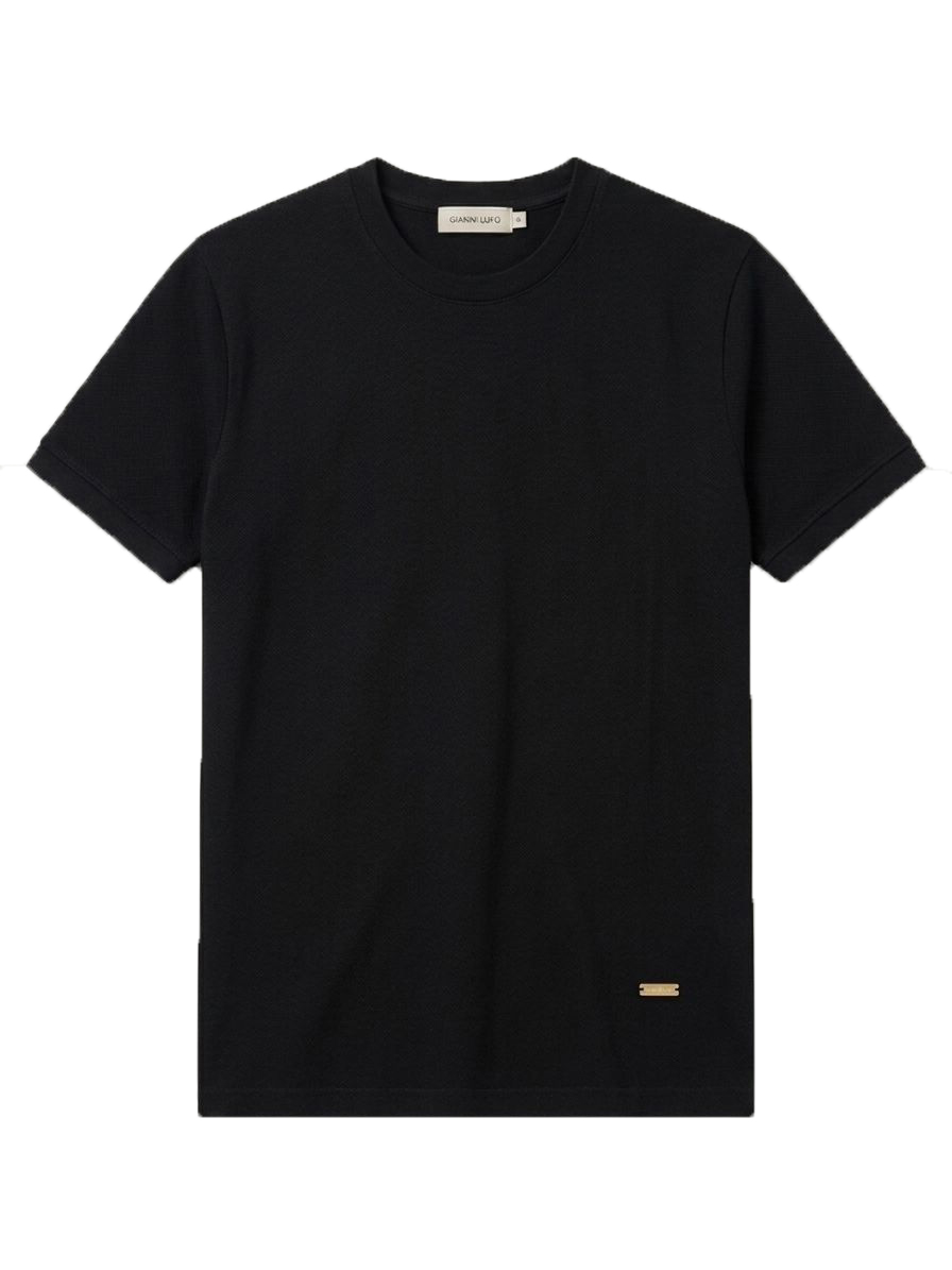 Gianni Lupo T-shirt GL2297F PIQUET Nero