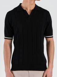 Over D Polo OC1S2S6M38 COLLO DERBY BANDE  Nero