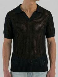 Over D Polo OC1S2S6M52 DERBY TRAFORATA Nero