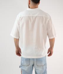 OE1S2S6C70 SCOLLO V BOXY FIT Bianco