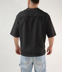 OE1S2S6C70 SCOLLO V BOXY FIT Nero