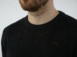 OE1S2S6M43 PARICOLLO STRUTTURATA Nero