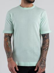 Over D T-shirt OC1S2S6M11 M/M DRITTA REGULAR Verde Acqua