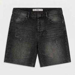 Over D Bermuda OC1S2S6S08 SHORT DENIM BOB REGULAR Nero