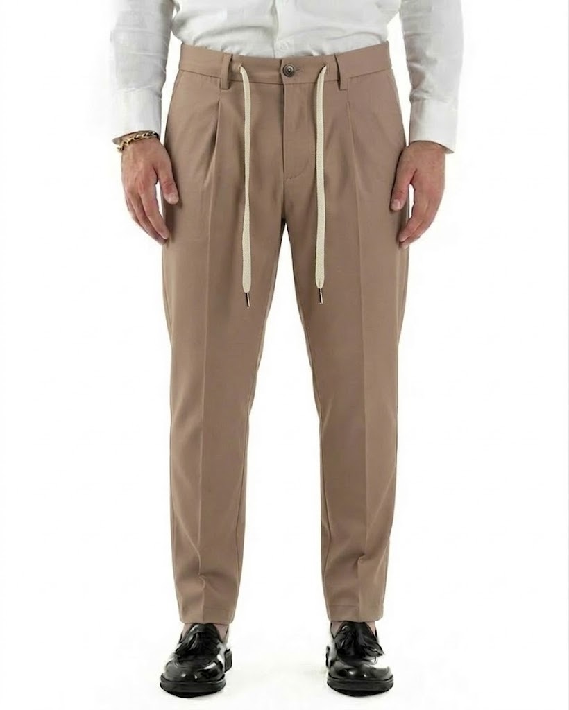 Over D Pantaloni OE1S2S6P45 PANTAMOLLA CAPRI SLIM Beige