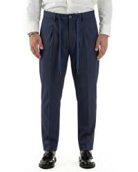 Over D Pantaloni OE1S2S6P45 PANTAMOLLA CAPRI SLIM Blu