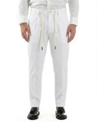 Over D Pantaloni OE1S2S6P45 PANTAMOLLA CAPRI SLIM Bianco 