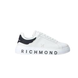 Richmond Sneakers JRU Action Leather Bianco nero