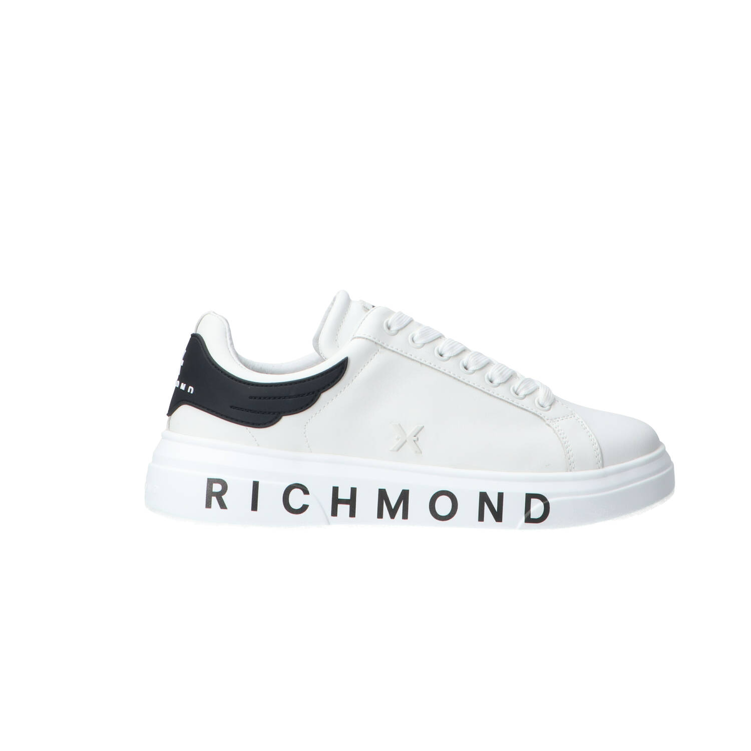 Richmond Sneakers JRU Action Leather Bianco nero