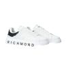 Richmond Sneakers JRU Action Leather Bianco nero - Foto 2