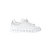 Richmond Sneakers Action leather mutistrass Argento - Foto 1