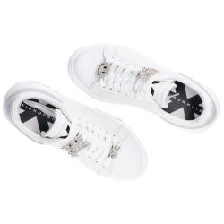 Action leather mutistrass Argento