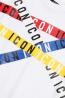 Icon T-shirt IUT011 STAMPA INTRECCIO  Bianco - Foto 2