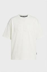 Icon T-shirt IUT036 LOGO IN RILIEVO  Bianco