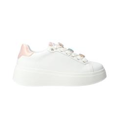 Gold&gold Sneakers GB1045 CHARM CUORI Bianco