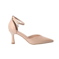 Gold&gold Decolletes GP592 CINTURINO ECOPELLE Beige