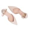 Gold&gold Decolletes GP592 CINTURINO ECOPELLE Beige Beige - Foto 4