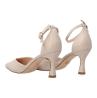 Gold&gold Decolletes GP592 CINTURINO ECOPELLE Beige Beige - Foto 5