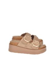Gold&gold Sandali GW412 PLATFORM  Beige