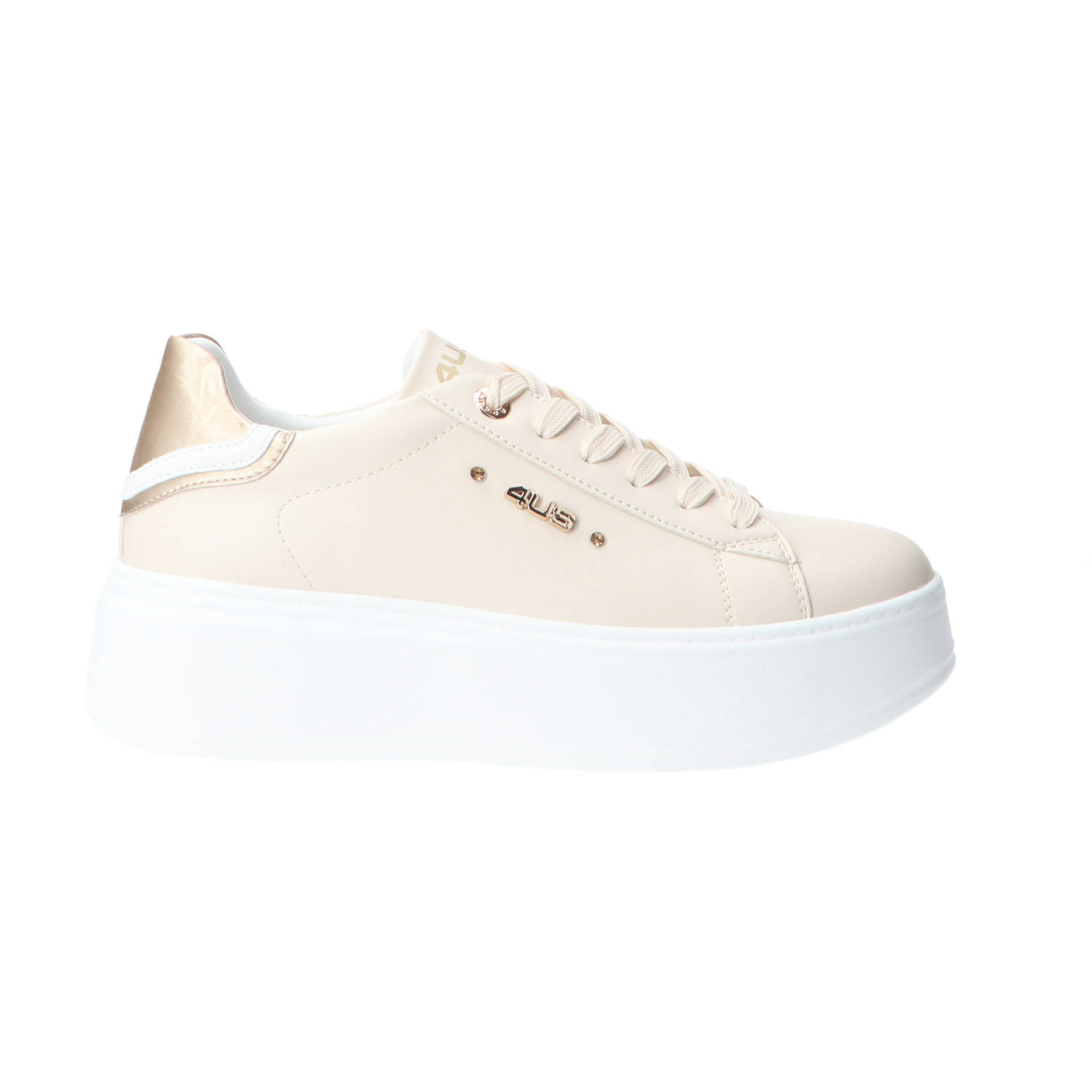 Paciotti Sneakers 4BX161 STRINGATA PLATFORM Beige
