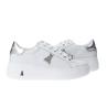 Patrizia Pepe Girl Sneakers PPJ350 VITELLO APE Argento - Foto 3