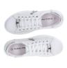 Patrizia Pepe Girl Sneakers PPJ350 VITELLO APE Argento - Foto 4