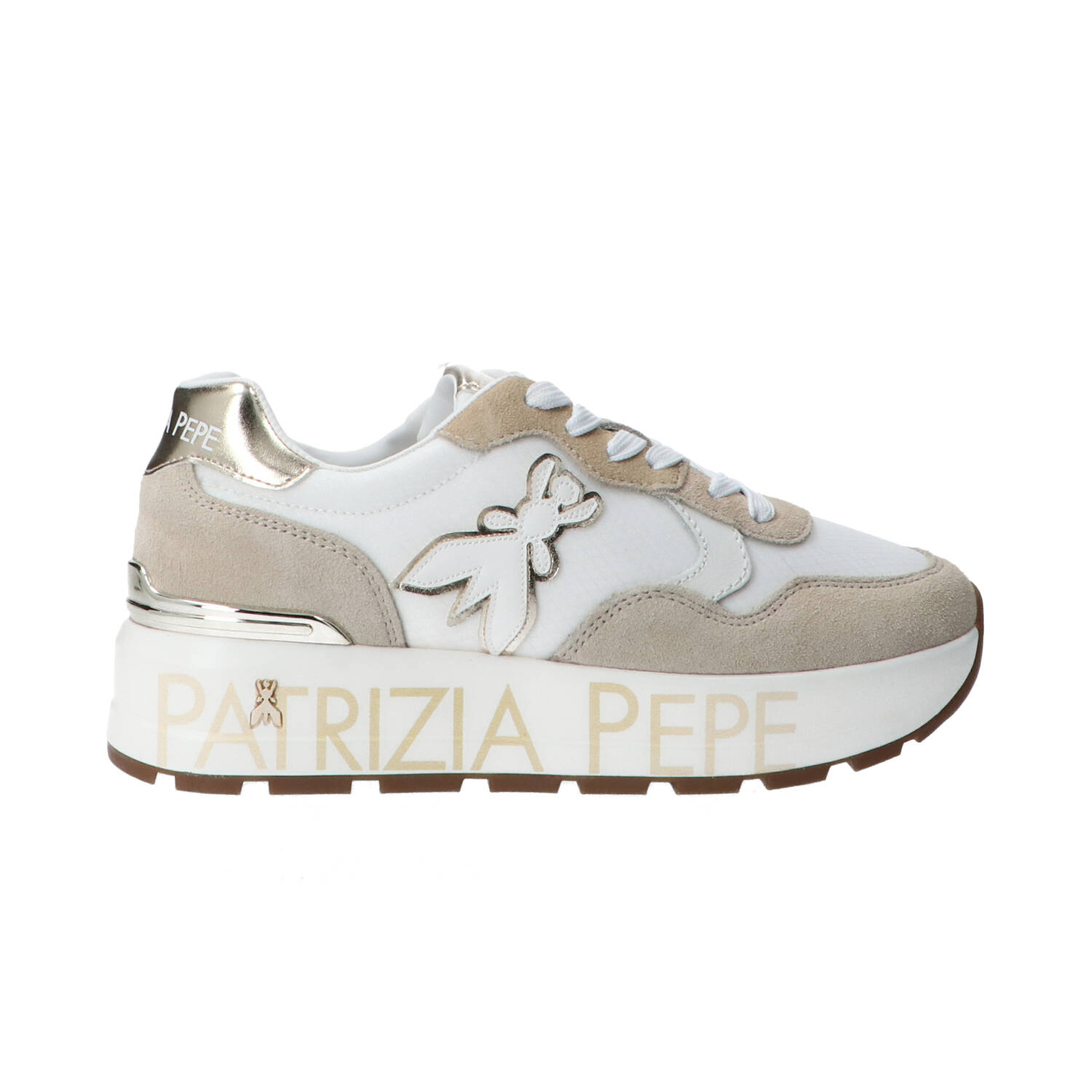Patrizia Pepe Girl Sneakers PPJ369 LOGATA Bianco
