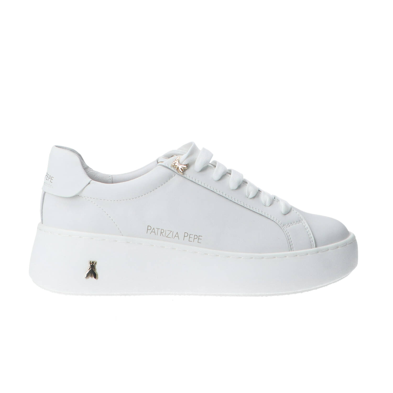 Patrizia Pepe Girl Sneakers PPJ354 VITELLO LASH Bianco