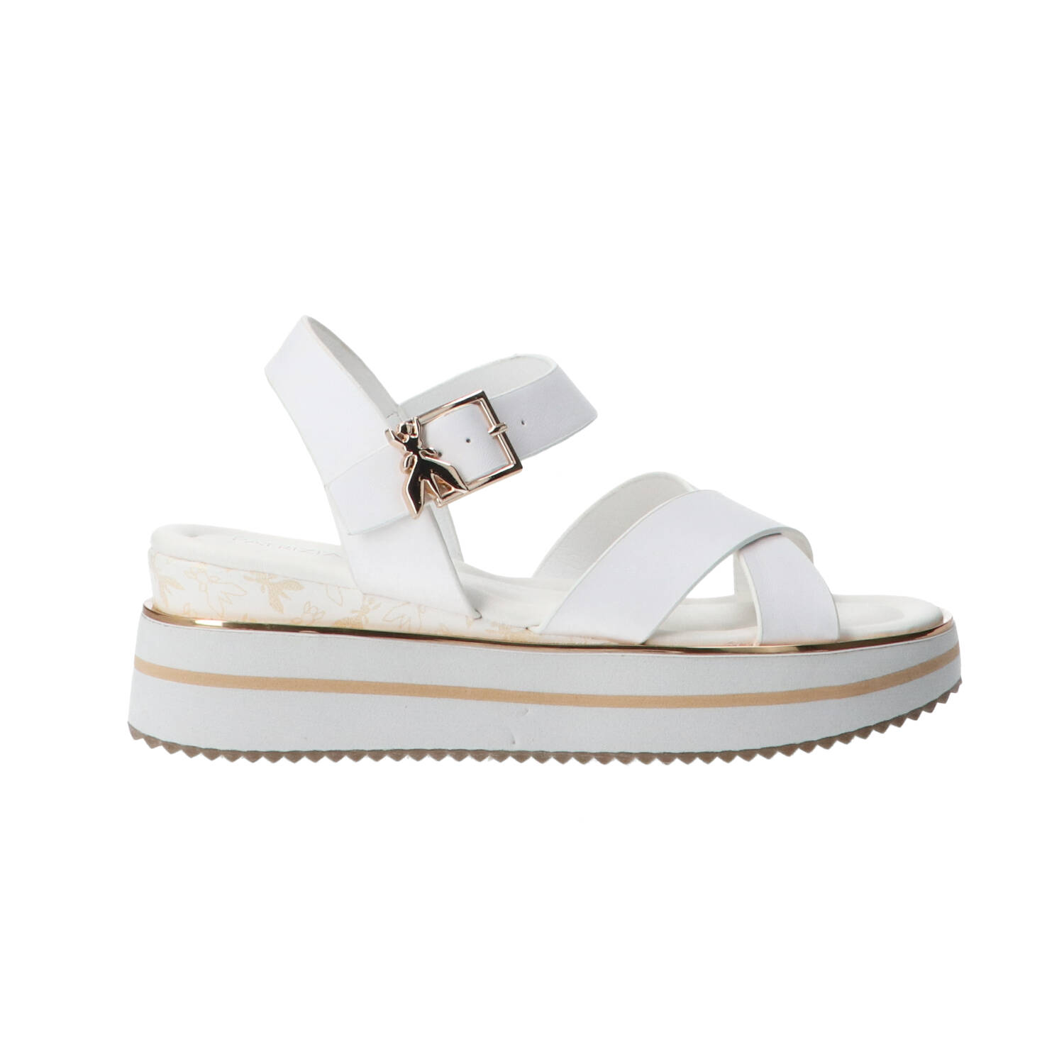 Patrizia Pepe Girl Sandali PPJ394 VITELLO INCROCIO Bianco