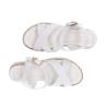 Patrizia Pepe Girl Sandali PPJ394 VITELLO INCROCIO Bianco - Foto 4